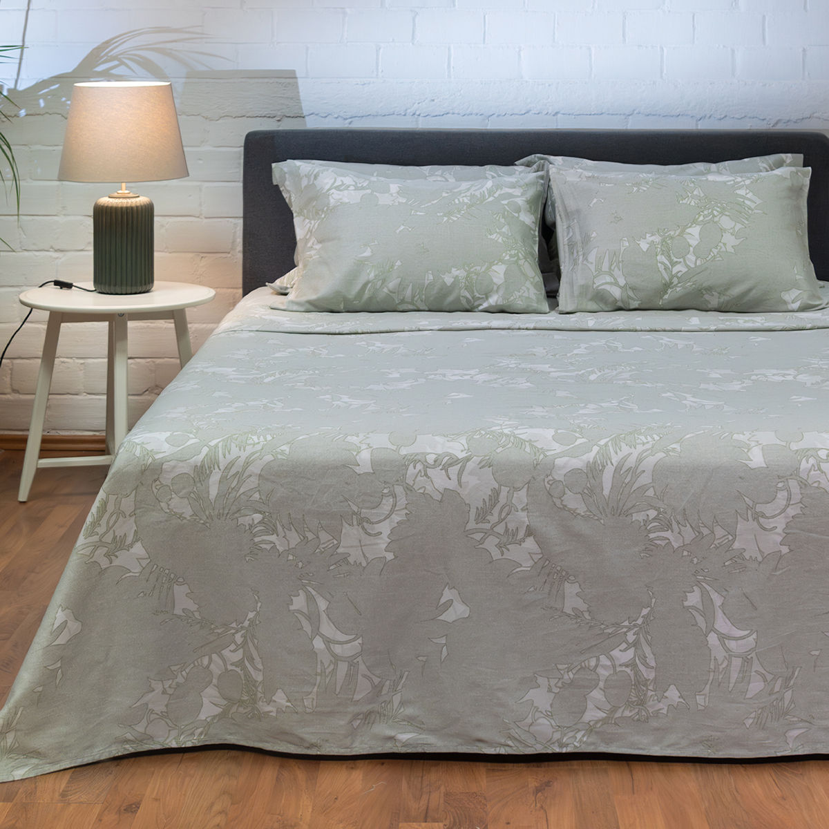 Σεντόνια King Size (Σετ) Naf-Naf Diamond 252 Amethyst Green