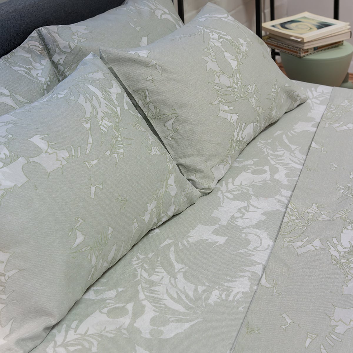 Σεντόνια King Size (Σετ) Naf-Naf Diamond 252 Amethyst Green