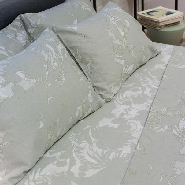 Σεντόνια King Size (Σετ) Naf-Naf Diamond 252 Amethyst Green