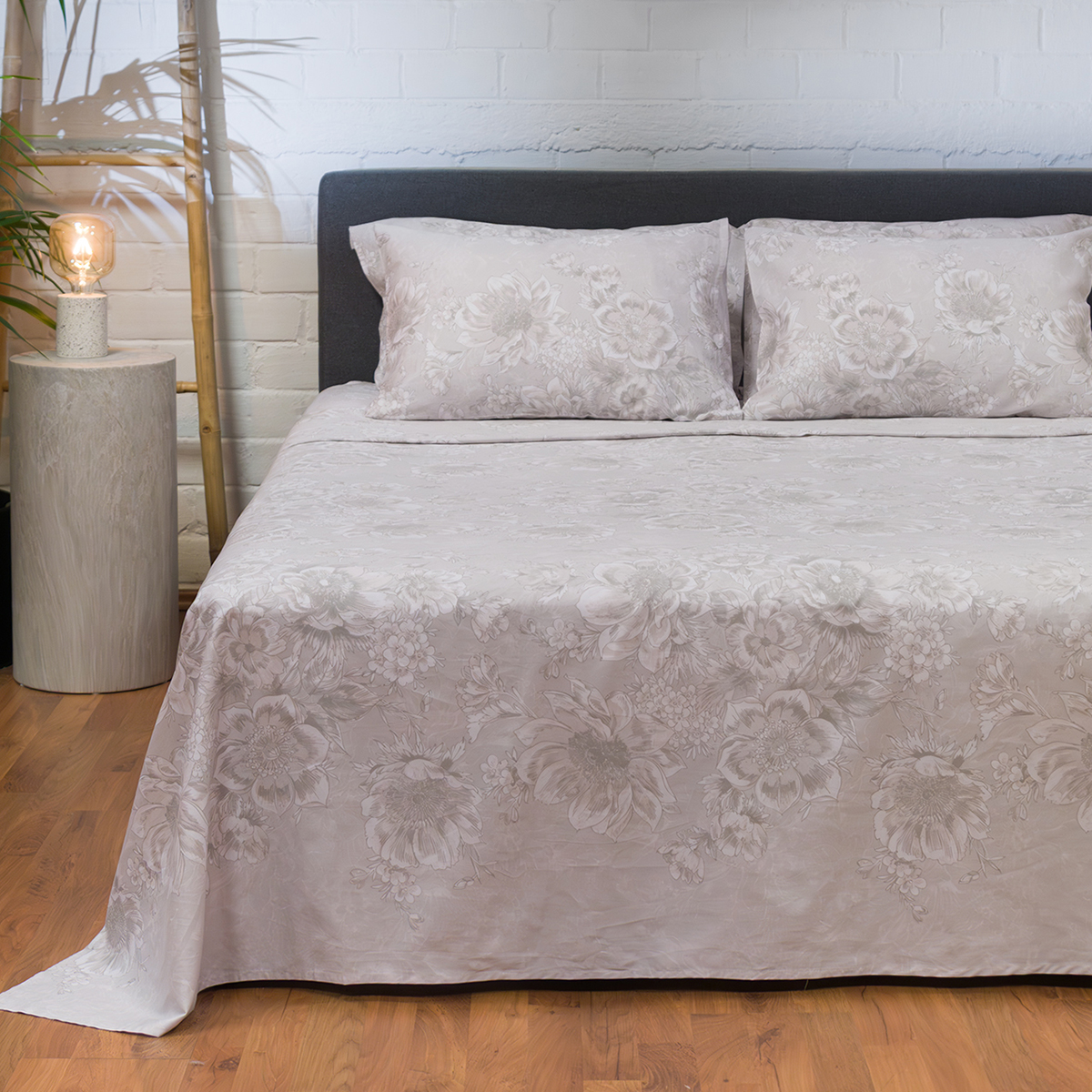 Σεντόνια Μονά (Σετ) Naf-Naf Diamond 253 Pearl Grey