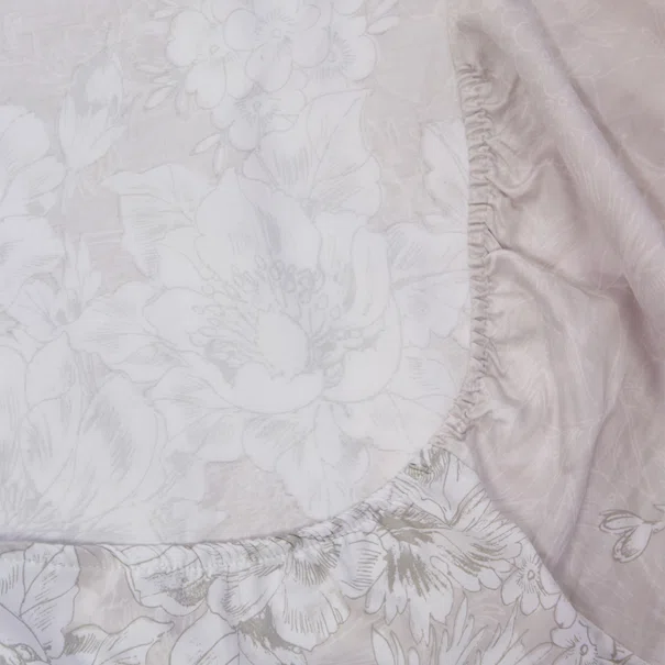 Σεντόνια Υπέρδιπλα (Σετ) Naf-Naf Diamond 253 Pearl Grey