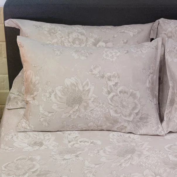 Ζεύγος Μαξιλαροθήκες (50x70) Naf-Naf Diamond 253 Pearl Grey