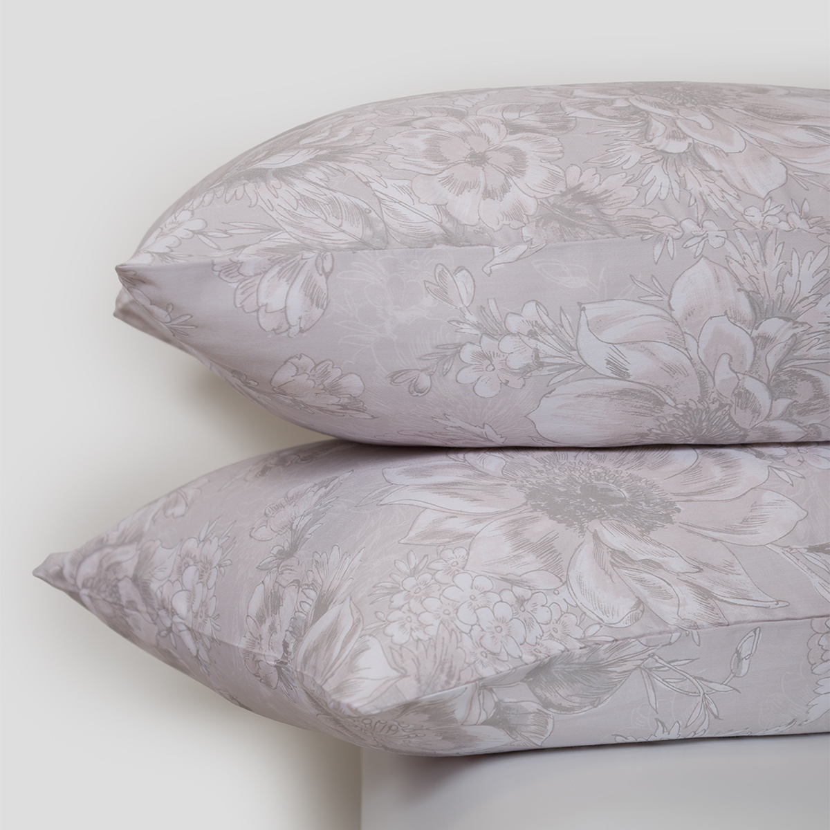 Ζεύγος Μαξιλαροθήκες (50x70) Naf-Naf Diamond 253 Pearl Grey