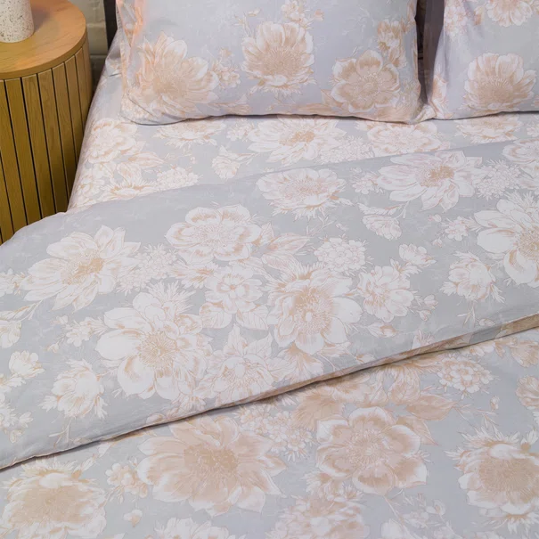 Παπλωματοθήκη Μονή (Σετ 165x245) 2 Όψεων Naf-Naf Diamond 253 Pearl Sky