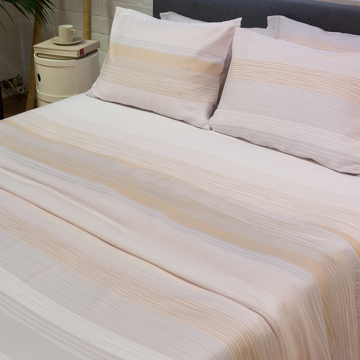 Σεντόνια King Size (Σετ) Naf-Naf Diamond 254 Opal Beige