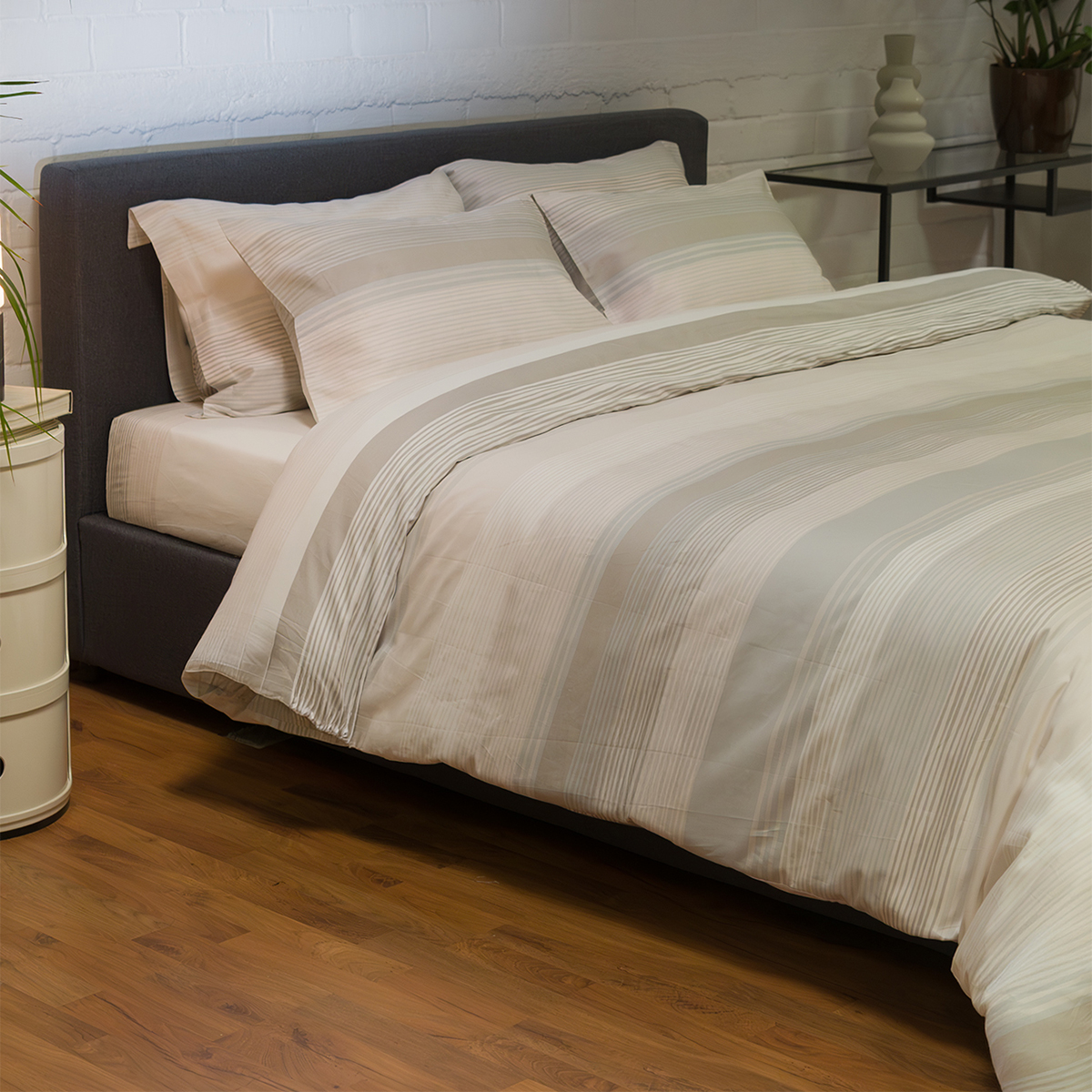 Παπλωματοθήκη Μονή (Σετ 165x245) Naf-Naf Diamond 254 Opal Grey