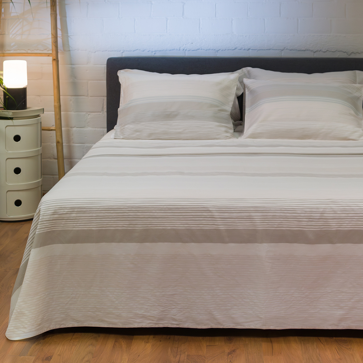 Σεντόνια King Size (Σετ) Naf-Naf Diamond 254 Opal Grey