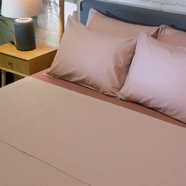 Σεντόνια Υπέρδιπλα (Σετ) Naf-Naf Hue Taupe - Amber