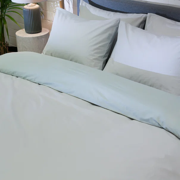 Παπλωματοθήκη Υπέρδιπλη (Σετ 225x245) 2 Όψεων Naf-Naf Hue Grey Violet - Ghost Grey