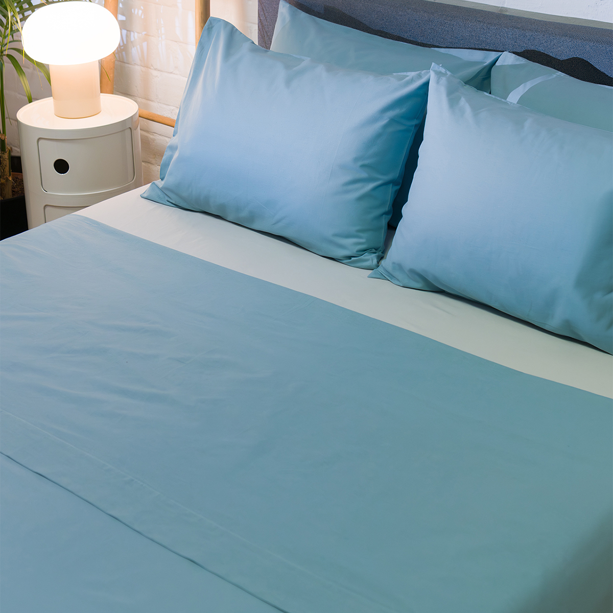 Σεντόνια King Size (Σετ) Naf-Naf Hue Arona - Grey Violet