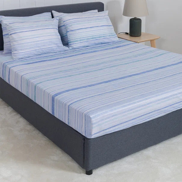 Σεντόνια King Size (Σετ) Naf-Naf Summit 151 Vinson Blue