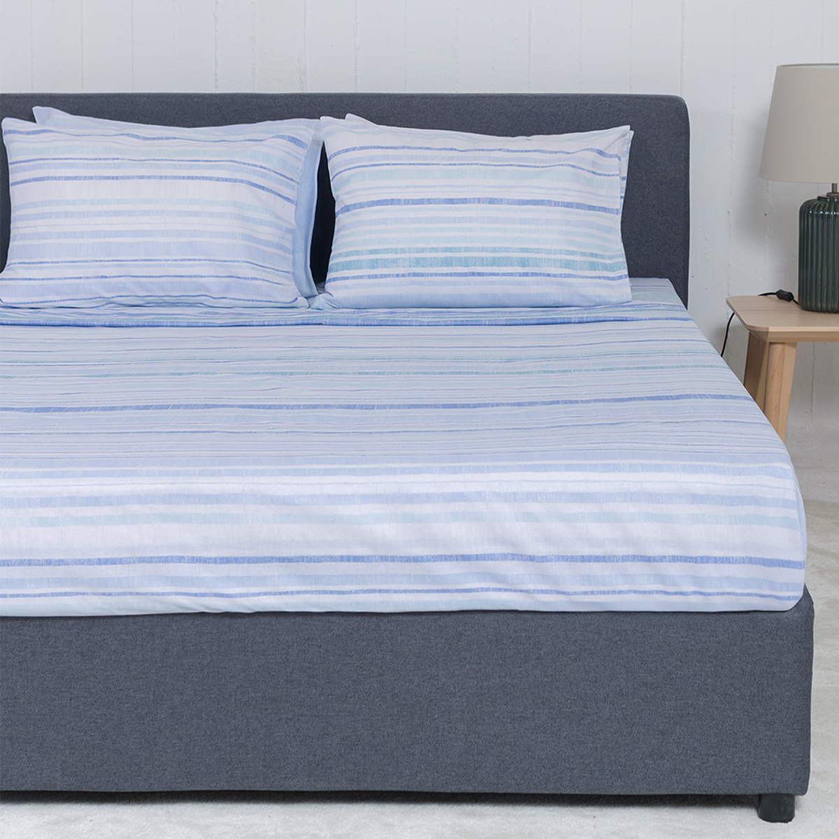 Σεντόνια King Size (Σετ) Naf-Naf Summit 151 Vinson Blue