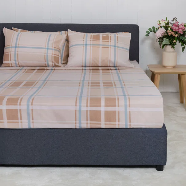 Σεντόνια King Size (Σετ) Naf-Naf Summit 153 Andes Beige