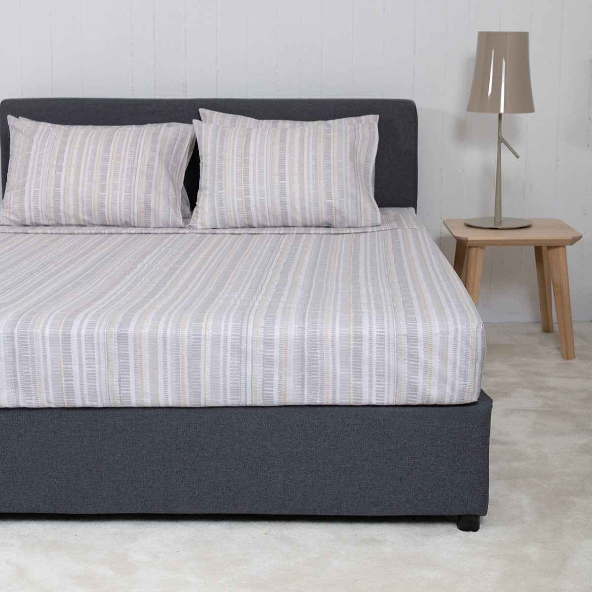 Σεντόνια King Size (Σετ) Naf-Naf Summit 154 Denali Grey