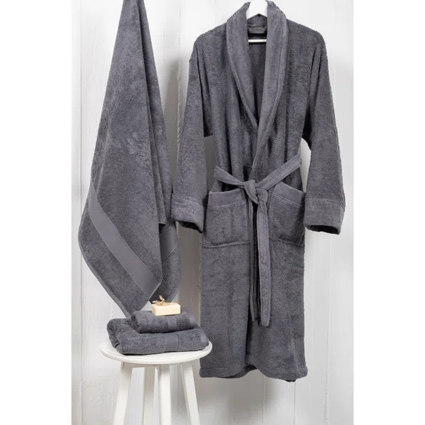 Μπουρνούζι Naf-Naf Bonjour Dark Grey