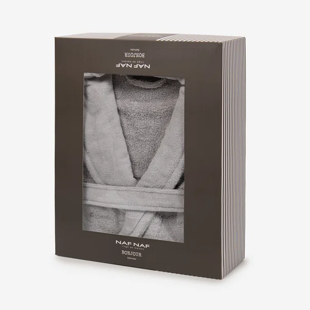 Μπουρνούζι Naf-Naf Bonjour Light Grey