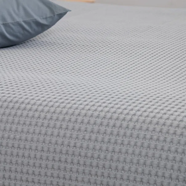 Κουβέρτα Πικέ Μονή (170x240) Naf-Naf Waffle Grey