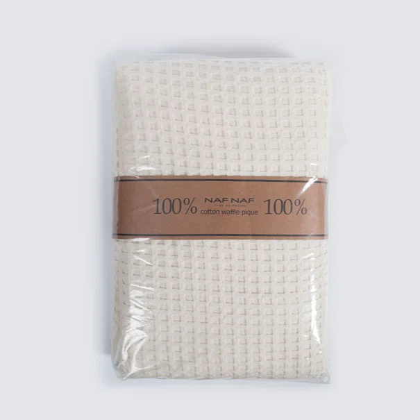 Κουβέρτα Πικέ Μονή (170x240) Naf-Naf Waffle Cream