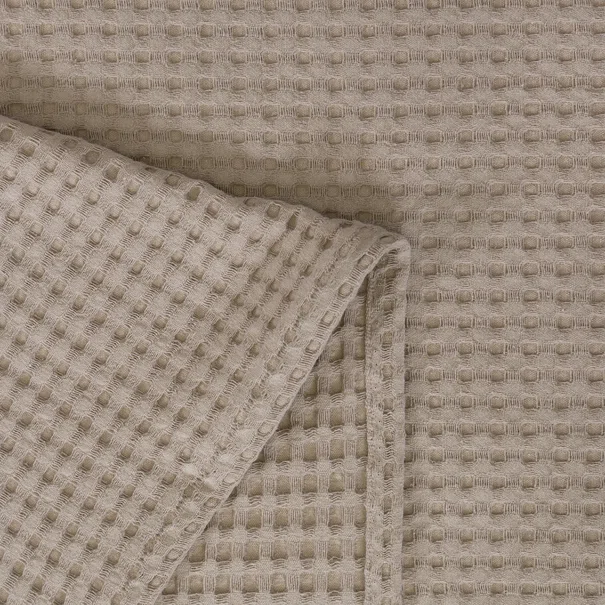 Κουβέρτα Πικέ Μονή (170x240) Naf-Naf Waffle Beige