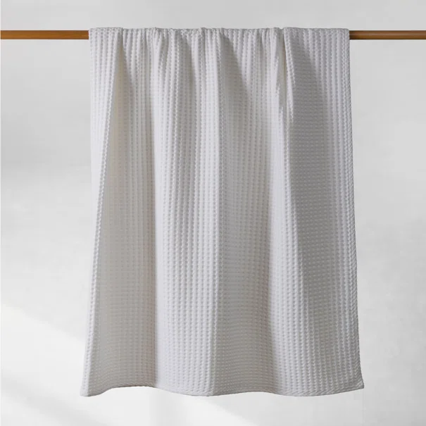 Κουβέρτα Πικέ Υπέρδιπλη (230x240) Naf-Naf Waffle White