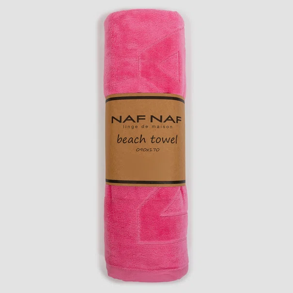 Πετσέτα Θαλάσσης (90x170) Naf-Naf Velour Pink