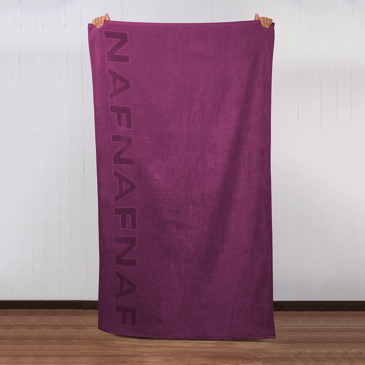 Πετσέτα Θαλάσσης (90x170) Naf-Naf Velour Viola
