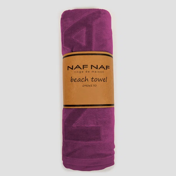 Πετσέτα Θαλάσσης (90x170) Naf-Naf Velour Viola