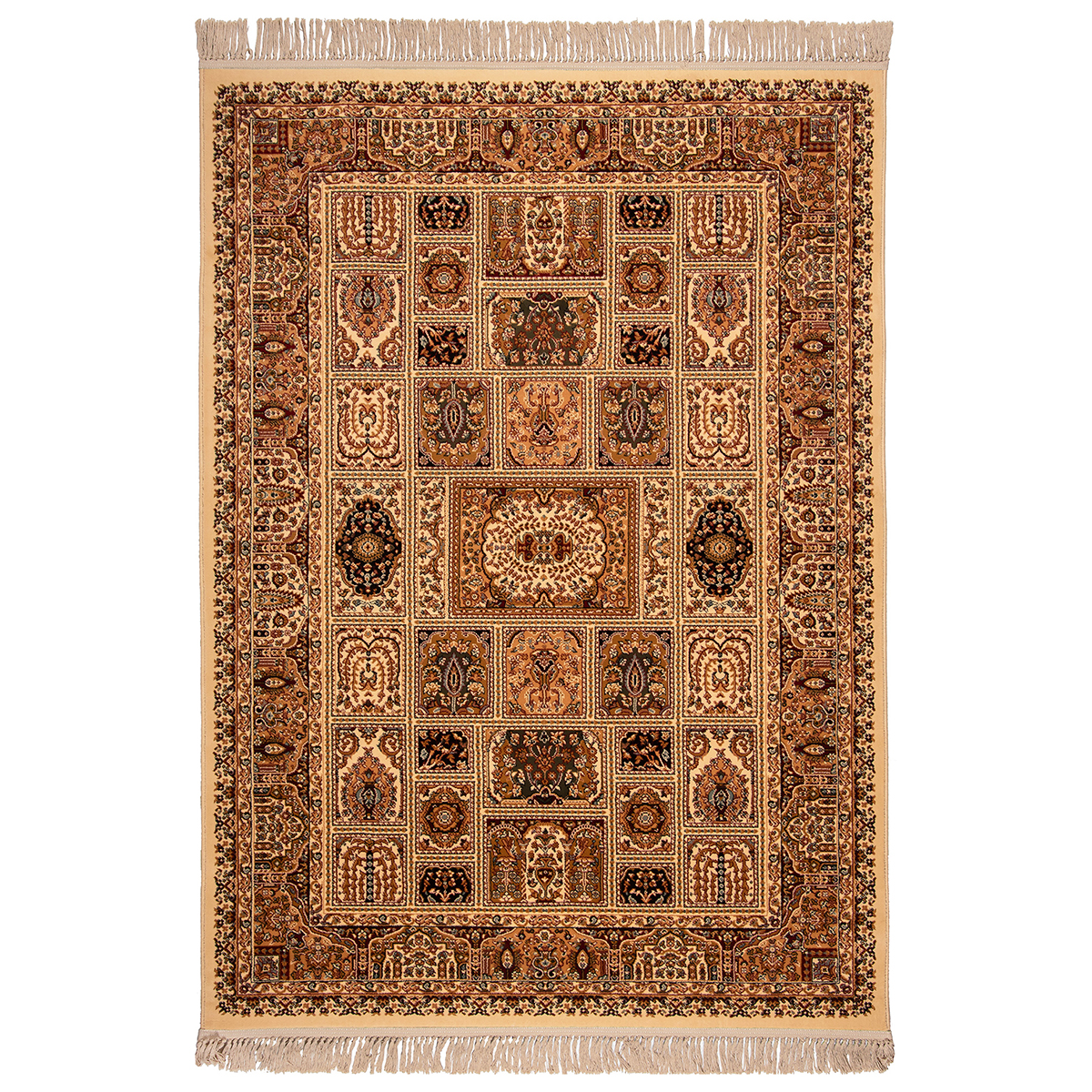 Χαλί (200X290) Βιοκαρπέτ Isfahan 3517D Cream Χαλιά Σαλονιού Χειμερινά Boho Spitishop