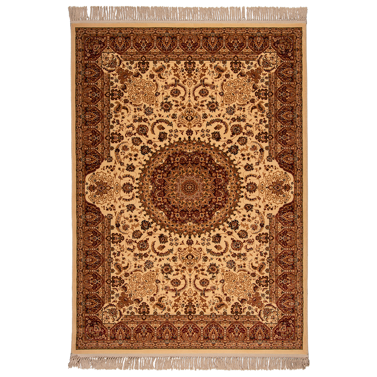 Χαλί Διαδρόμου (80x220) Βιοκαρπέτ Isfahan 2879A Cream/ Red