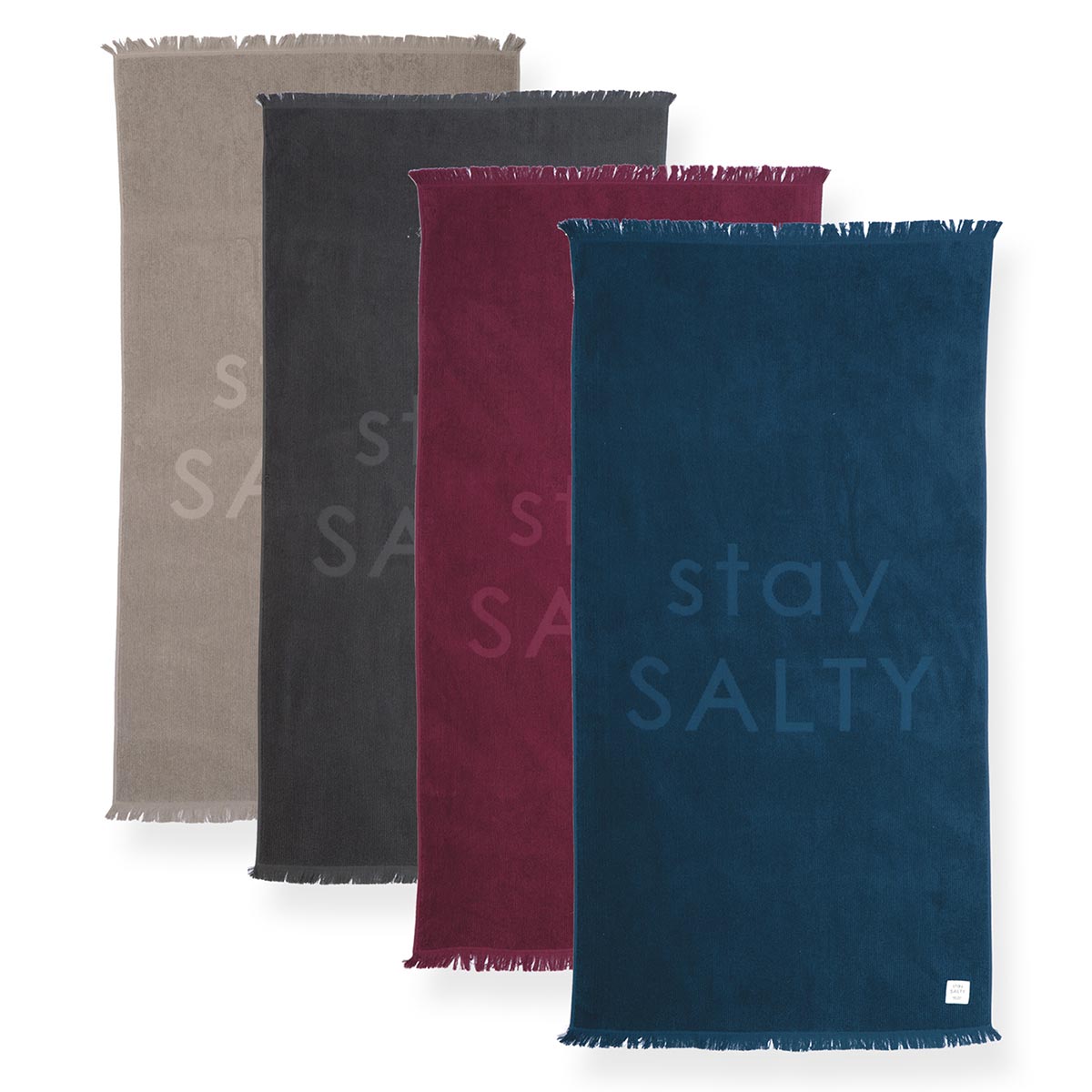 Πετσέτα Θαλάσσης (90X170) Nef-Nef Homeware Stay Salty Blue Πετσέτες Ενηλίκων Ανδρικές Spitishop