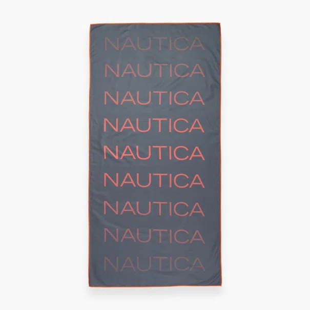Πετσέτα Θαλάσσης Microfiber (80x160) Nautica By Nef-Nef Homeware Spread Grey