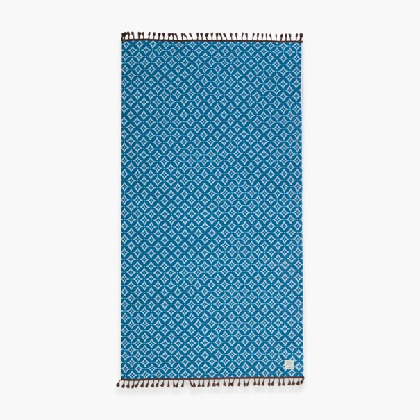 Πετσέτα Θαλάσσης (90x170) Nef-Nef Homeware Sparkle Fringes Denim