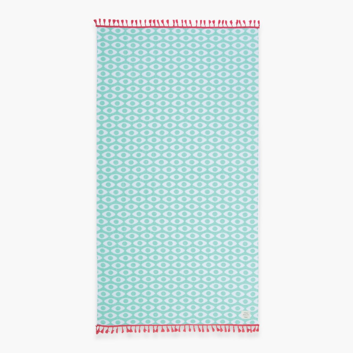 Πετσέτα Θαλάσσης (90x170) Nef-Nef Homeware Option Fringes Aqua
