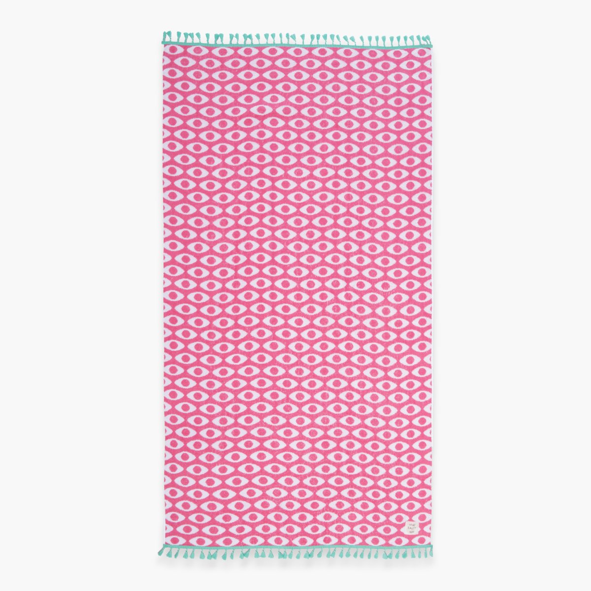 Πετσέτα Θαλάσσης (90x170) Nef-Nef Homeware Option Fringes Fuchsia