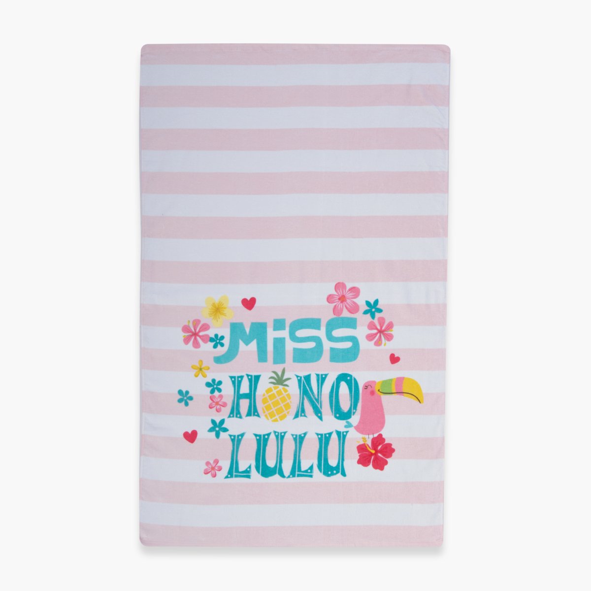 Παιδική Πετσέτα Θαλάσσης (70x120) Nef-Nef Homeware Miss Honolulu Pink