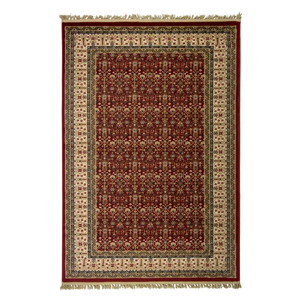 Χαλί (160x235) Βιοκαρπέτ Kirman 6808-1018 Red