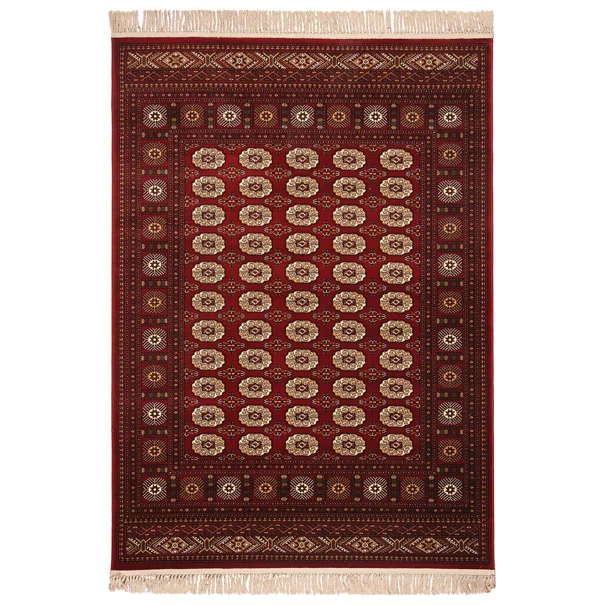 Χαλί (133x190) Βιοκαρπέτ Isfahan 5602A Red/ Red
