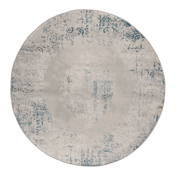 Στρογγυλό Χαλί All Season (Φ160) Βιοκαρπέτ Gossip 6185A Blue