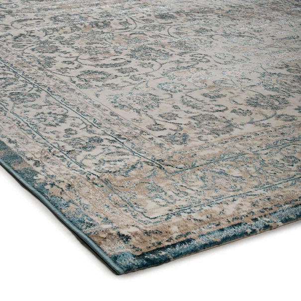 Χαλί All Season (200x290) Βιοκαρπέτ Gossip 8504A White Blue