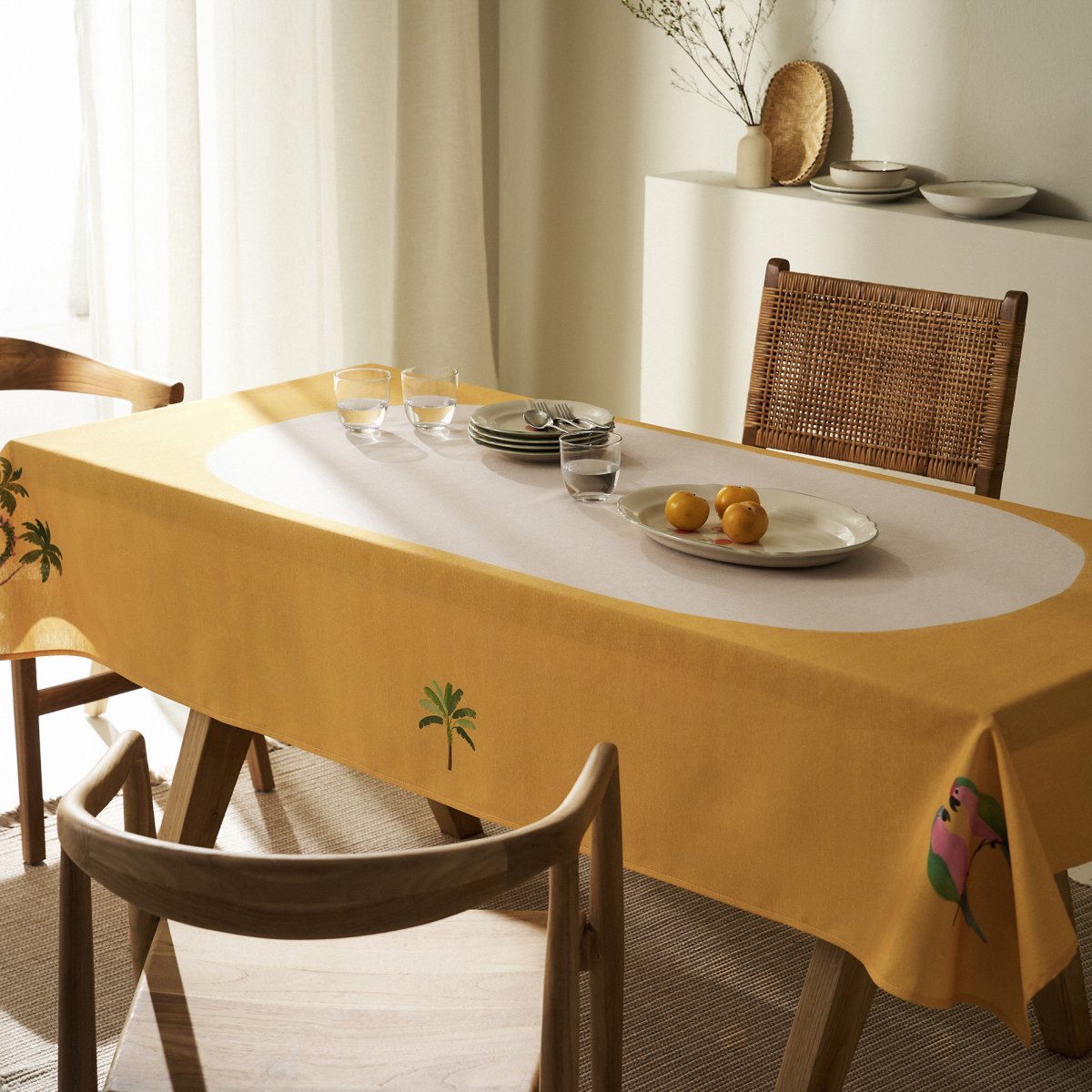 Αλέκιαστο Τραπεζομάντηλο (135x180) Gofis Home Zamira 384