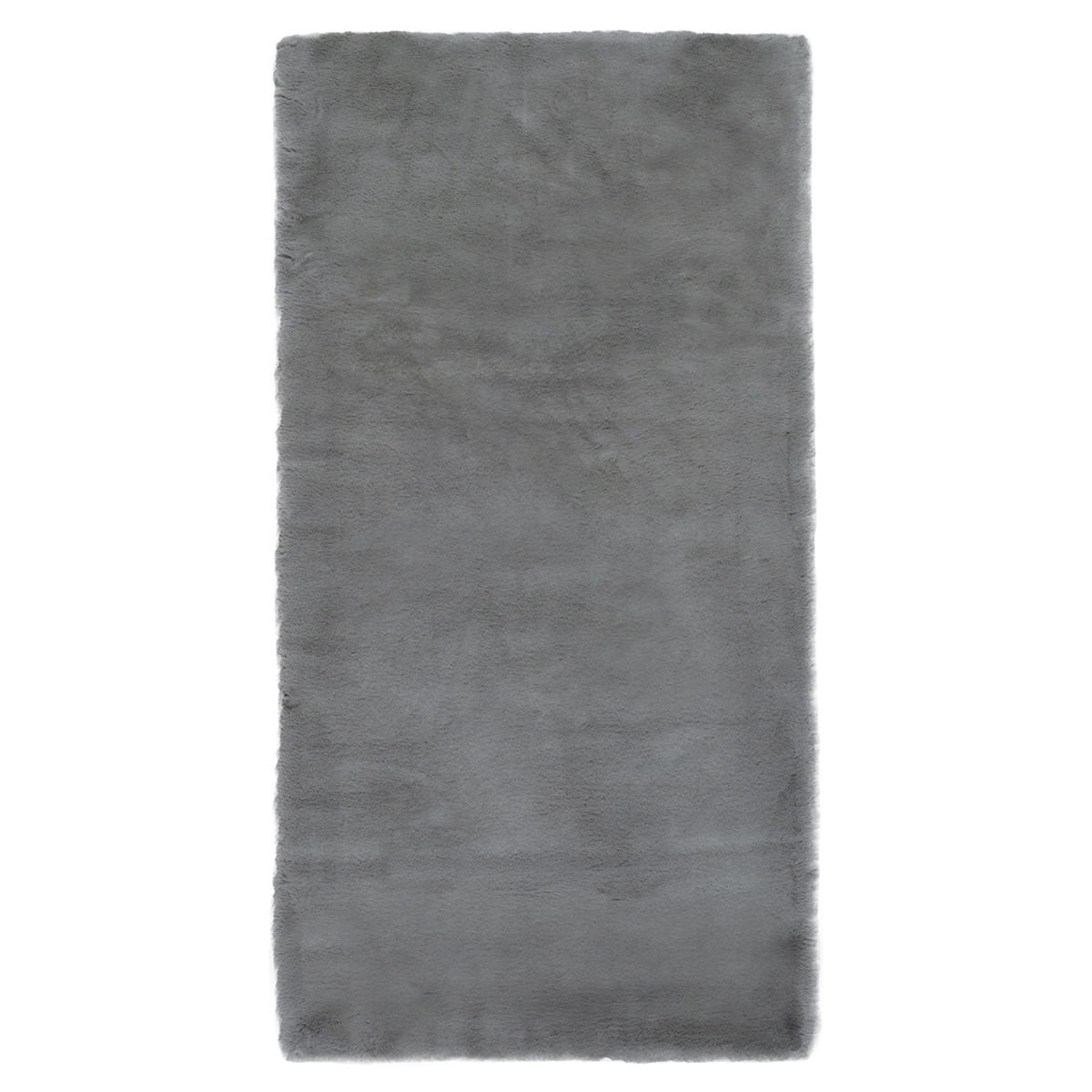 Χαλί Διαδρόμου Γούνινο (80x160) Βιοκαρπέτ Lapin Skin 04 Grey