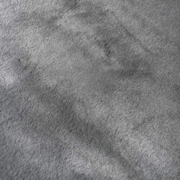 Χαλί Διαδρόμου Γούνινο (80x160) Βιοκαρπέτ Lapin Skin 04 Grey
