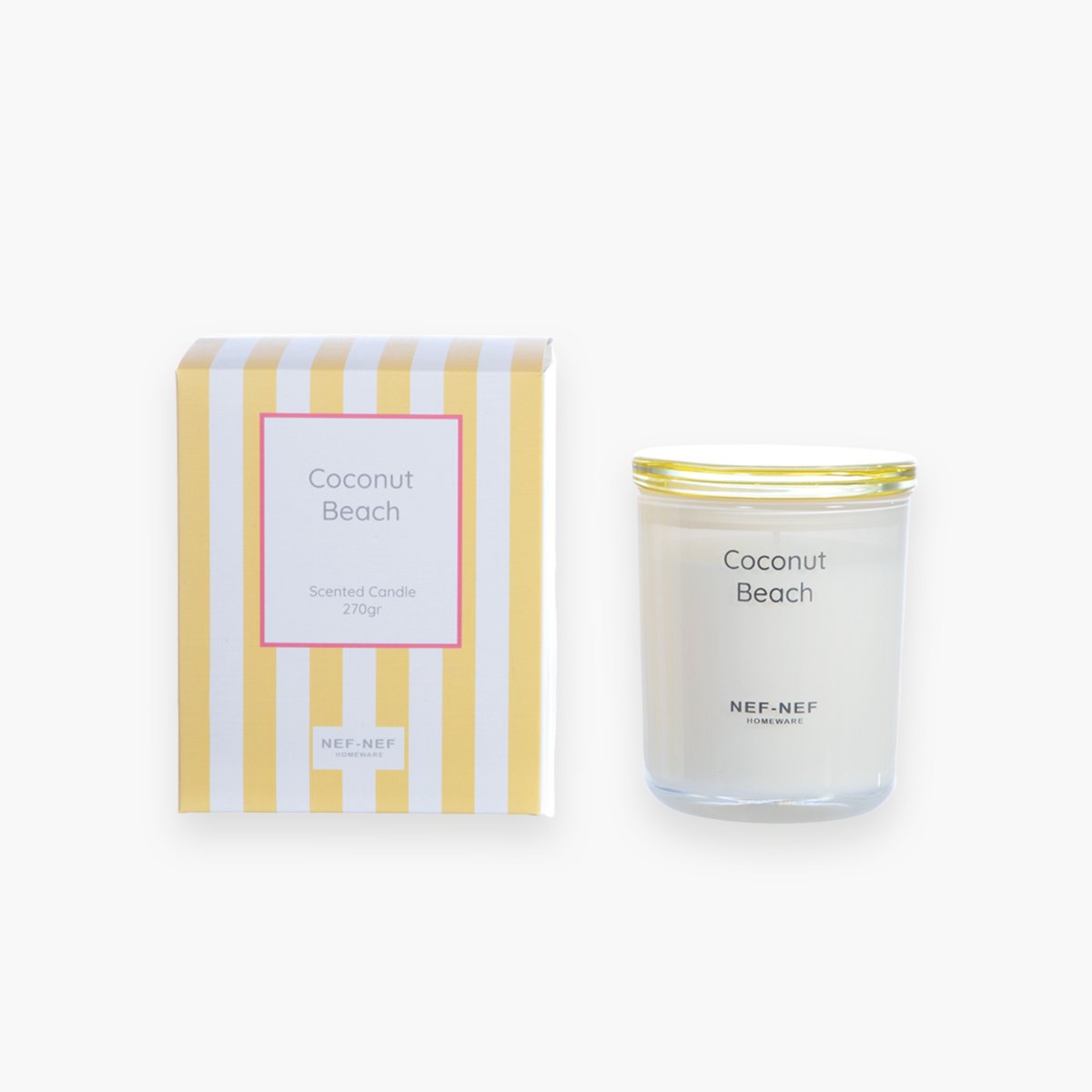 Κερί Αρωματικό 270gr Nef-Nef Homeware Coconut Beach
