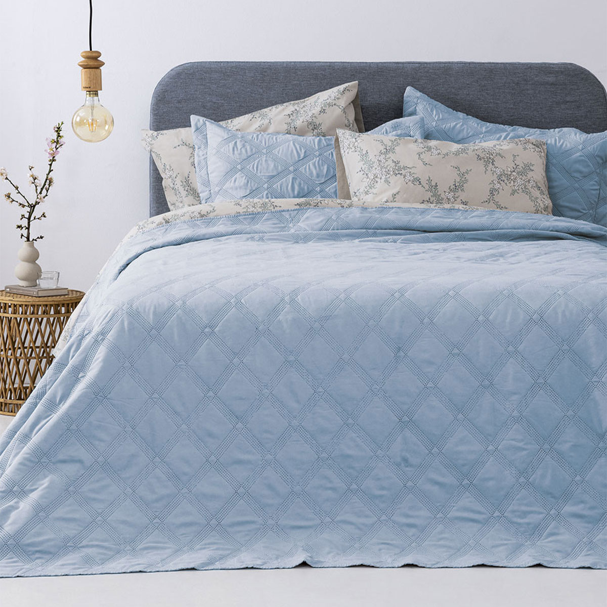 Κουβερλί Ημίδιπλο (Σετ 180x240) Palamaiki Ifigenia Denim
