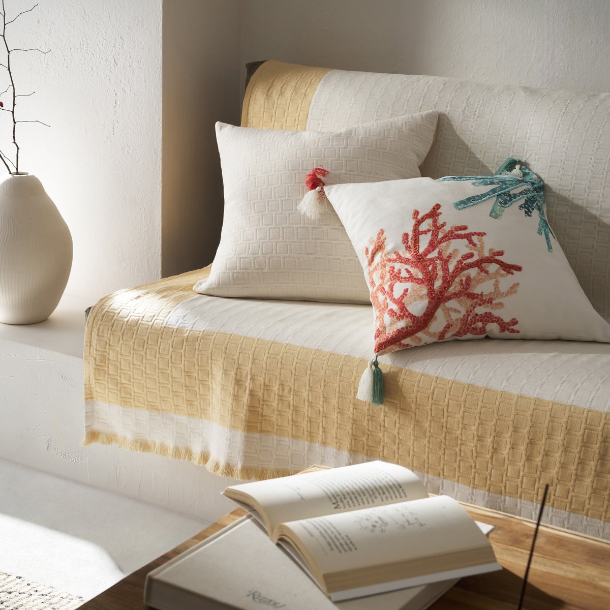 Ριχτάρι Πολυθρόνας (180x175) Gofis Home Solenne Sun Yellow 591/04