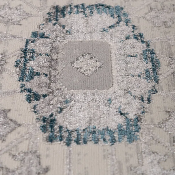 Χαλί Διαδρόμου (67x140) Βιοκαρπέτ Gossip 9860A Grey Blue
