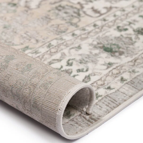 Χαλί Διαδρόμου (67x140) Βιοκαρπέτ Gossip 9860B White Green