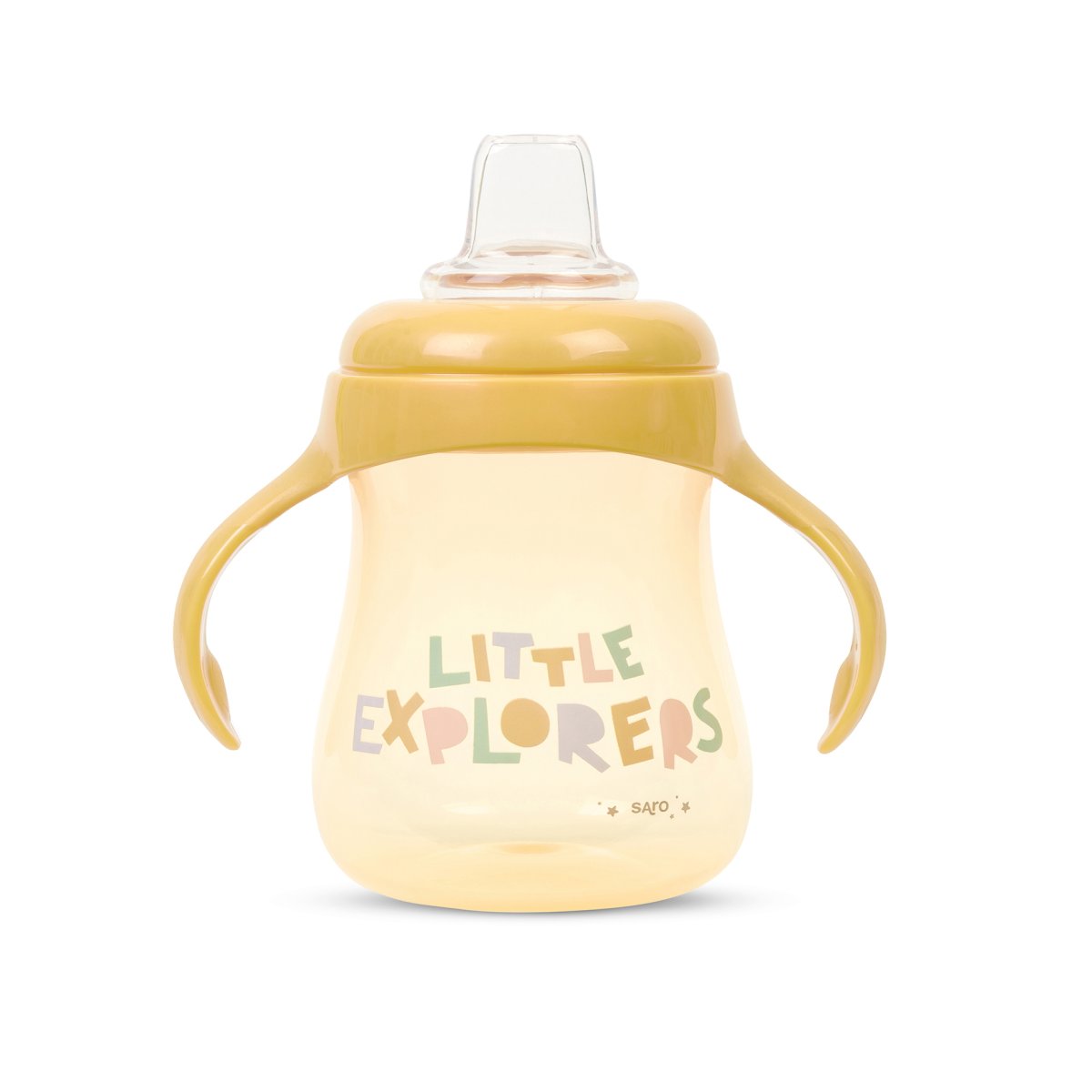 Ποτήρι Εκπαιδευτικό 250Ml Saro Little Explorers Ώχρα 51405 Παιδικά Είδη Φαγητού & Αξεσουάρ Σερβιρίσματος Εκπαίδευσης Spitishop