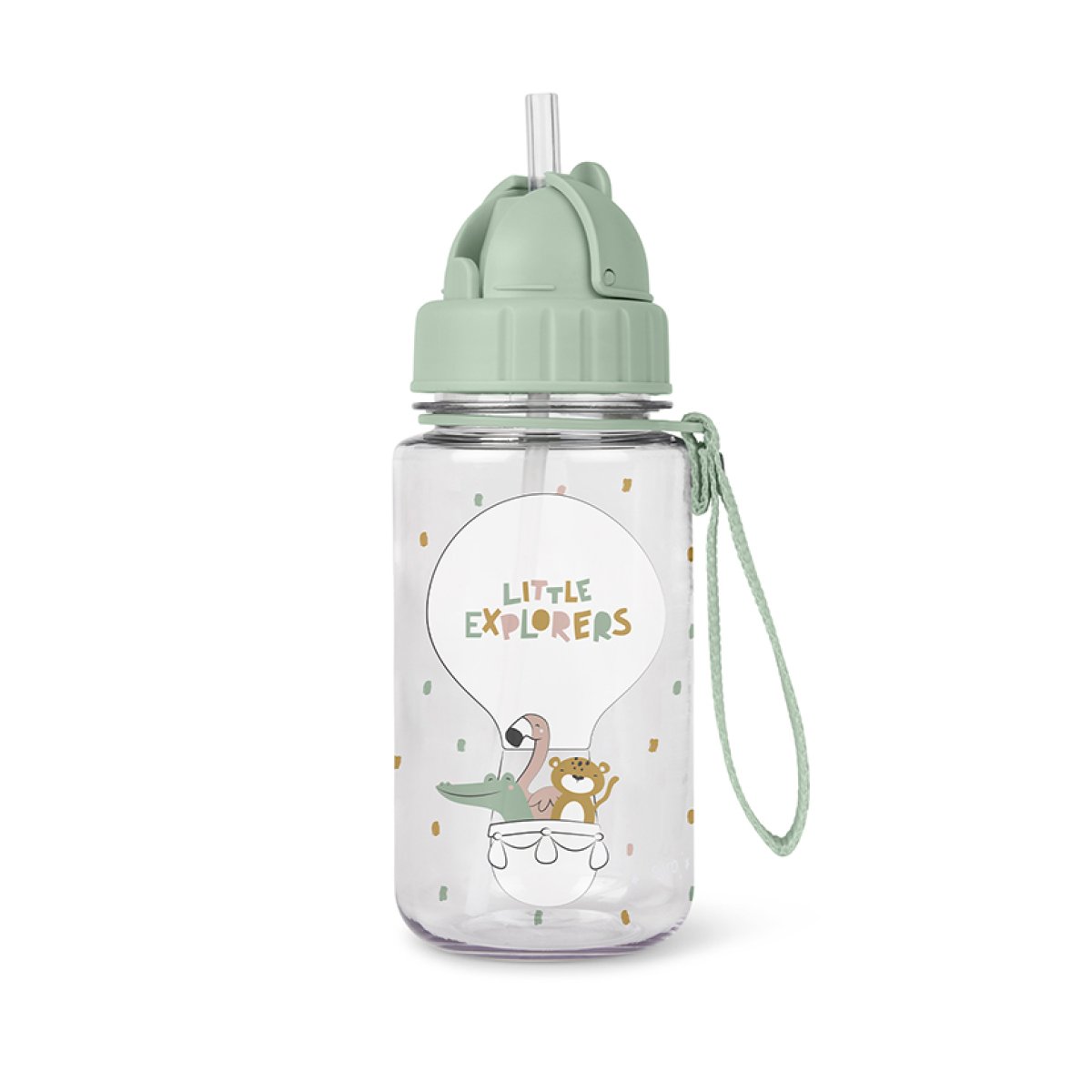 Παγούρι 400ml Με Καλαμάκι Saro Little Explores 74013