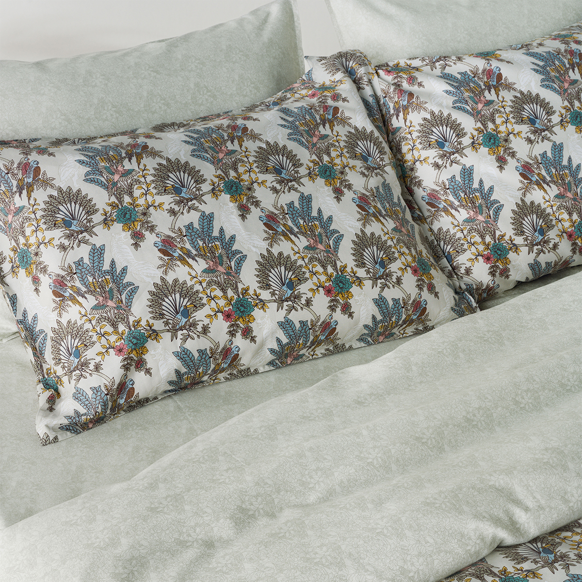 Σεντόνια Υπέρδιπλα (Σετ) Kentia Stylish Parrot Λευκά Είδη Κρεβατοκάμαρας Σετ Spitishop